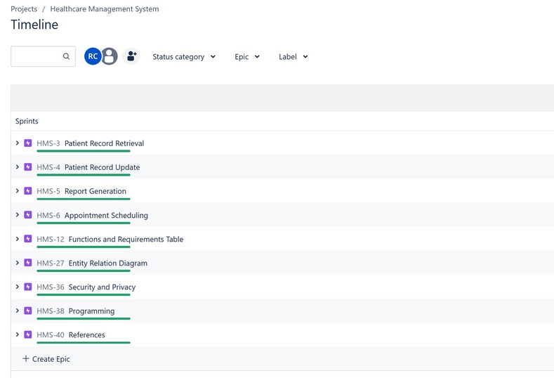 Scrum Board Evaluation Screenshot